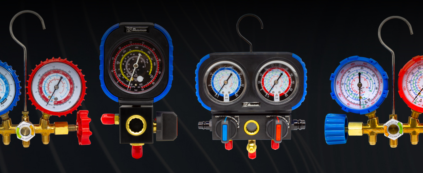 accesorios para mantenimiento de aire acondicionado y la recarga de gas refrigerante