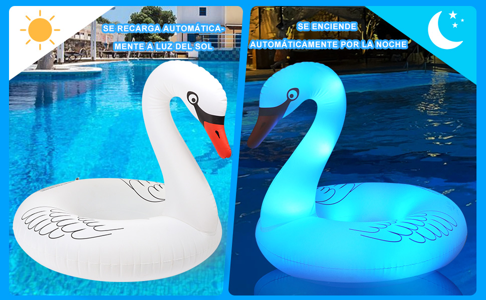 flotador inflable de piscina