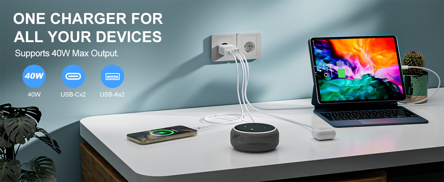cargador usb multiple