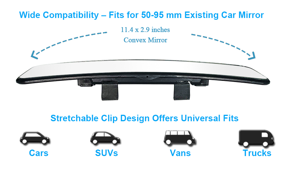 Espejo retrovisor universal