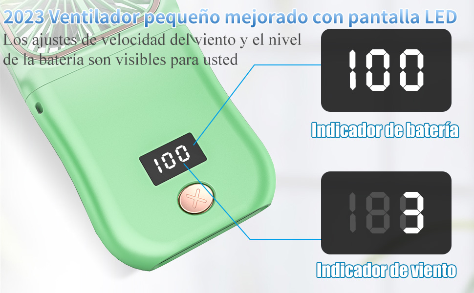 ventilador pequeño de mano