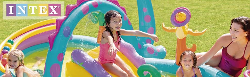 Intex, piscina infantil, juego acuático, centro acuático, piscina hinchable, piscina desmontable,