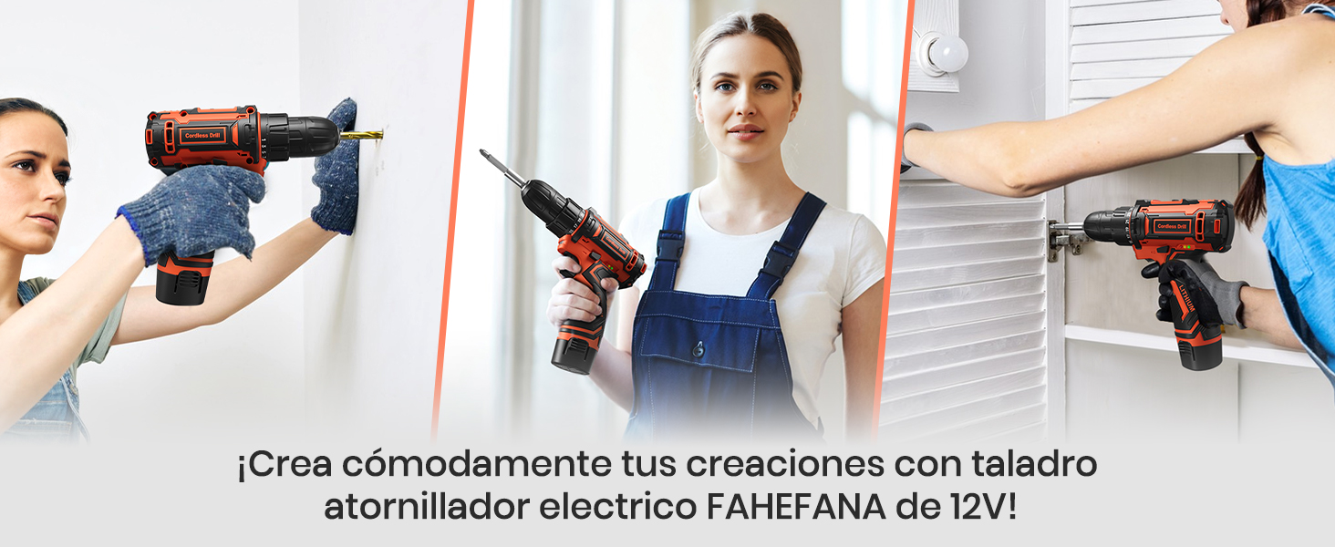 taladro atornillador batería