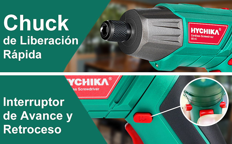 juego de destornillador eléctrico hychika 3.6v atornillador bateria 12v taladro atornillador 3.6v