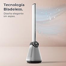 Ventilador de torre EnergySilence 9890 Skyline Bladeless Dark