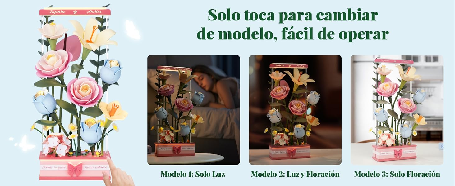 ROBOTIME Puzzle 3D Flores Maquetas para Construir Adultos