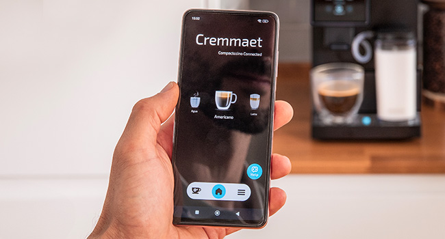 cafetera; cafetera superautomatica; cafetera automatica; cafeteras; Cremmaet Compactccino Connected