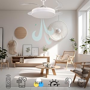 ventilador trace blando aspas app control remoto