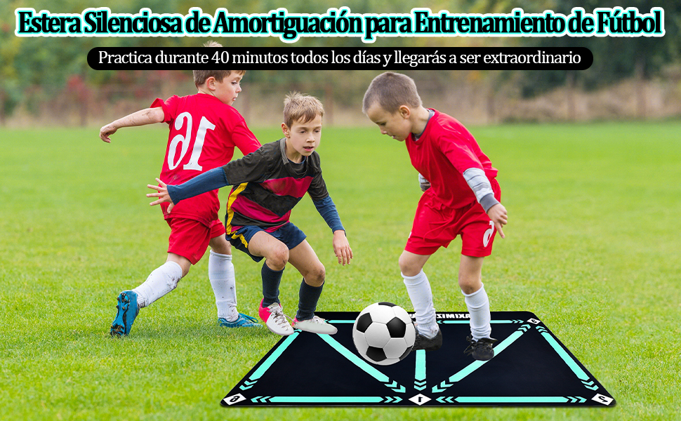 Alfombrilla de entrenamiento de fútbol