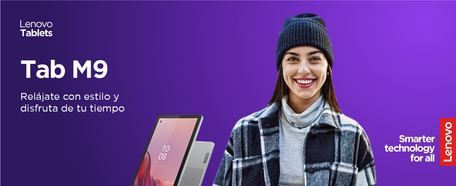 Imagen mujer Lenovo Tab M9
