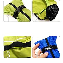 Bolsa para Aparejo de Pesca Impermeable Plegable con Hebilla de Tarjeta,Bolsas de Pesca 77cm