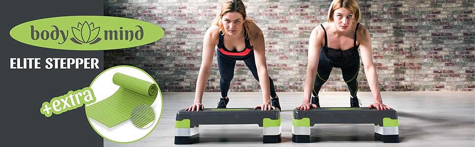 stepper body & mind and step brett stepp brett fitness aerobic
