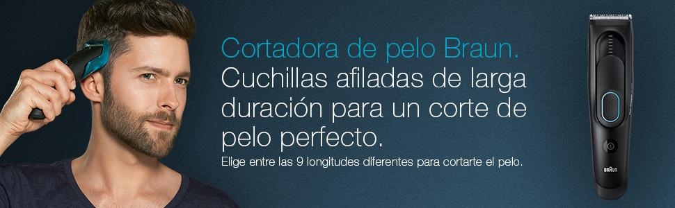 Braun HC5010 - Cortadora de pelo, 9 longitudes