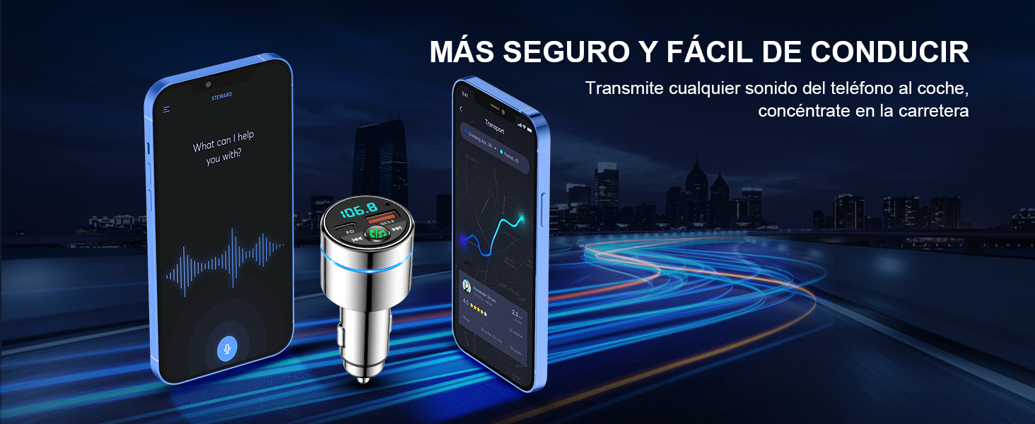 adaptador cargador coche