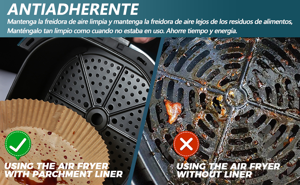 papel para freidora de aire