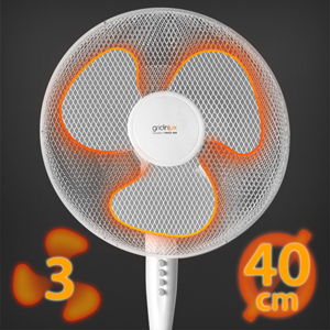 3 aspas de 40 cm