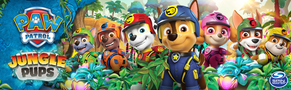 Patrulla Canina, Jungle Pups, Paw Patrol, Chase, Rubble, Skye, Marshall, Tracker