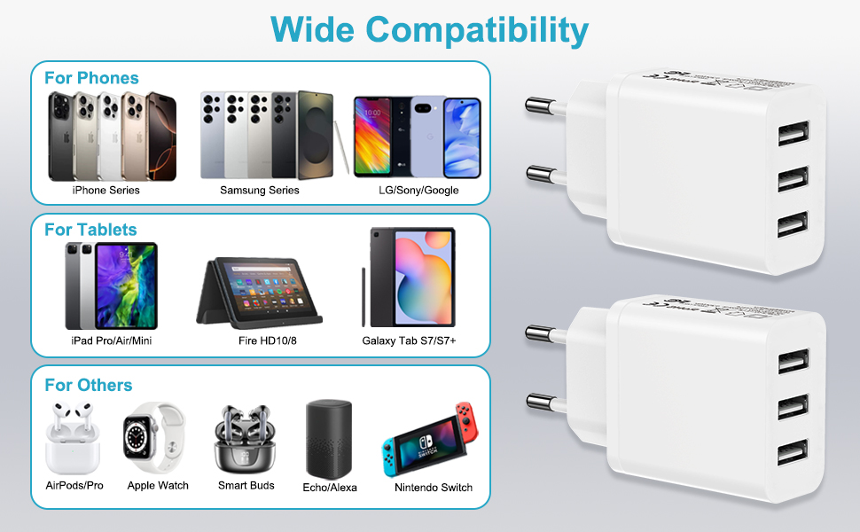 Amplia compatibilidad