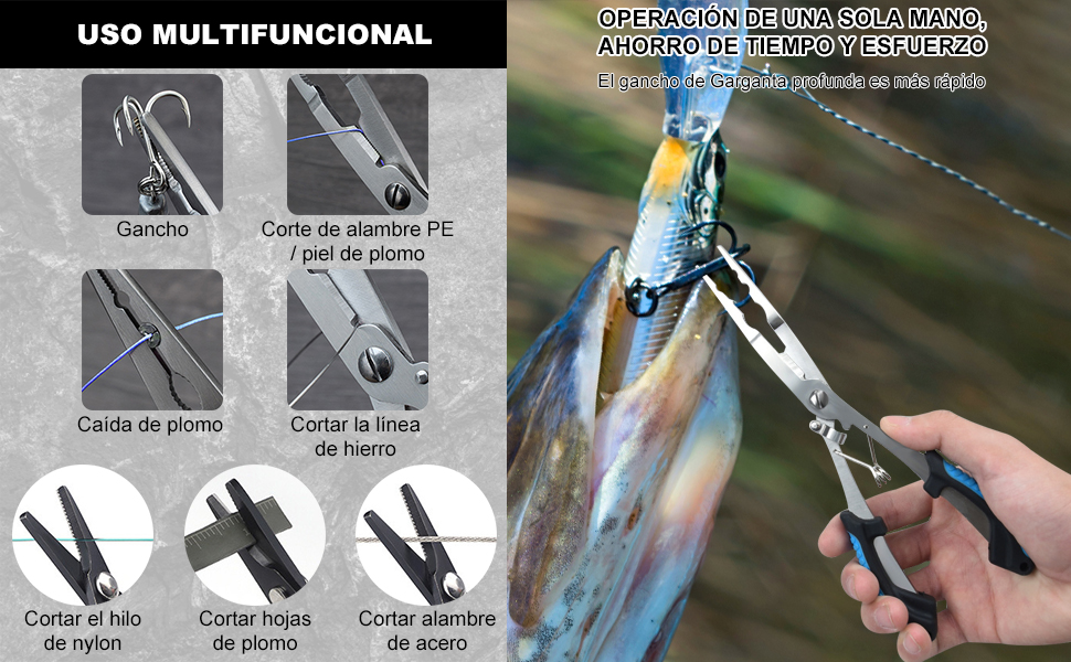 Acero Inoxidable Alicates De Pesca Y Tijeras Pesca