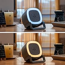 altavoz, cargador, lampara, inalambrico, movil, sonido, audio, wireless