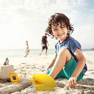 Pala de juguete de playa pala de jardín niño pequeño arena caja de arena herramienta mango de madera plástico