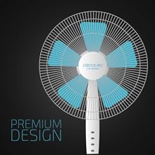 Ventilador, ventilador vertical, ventilador de pie, ventilador de pedestal, ventilador blanco