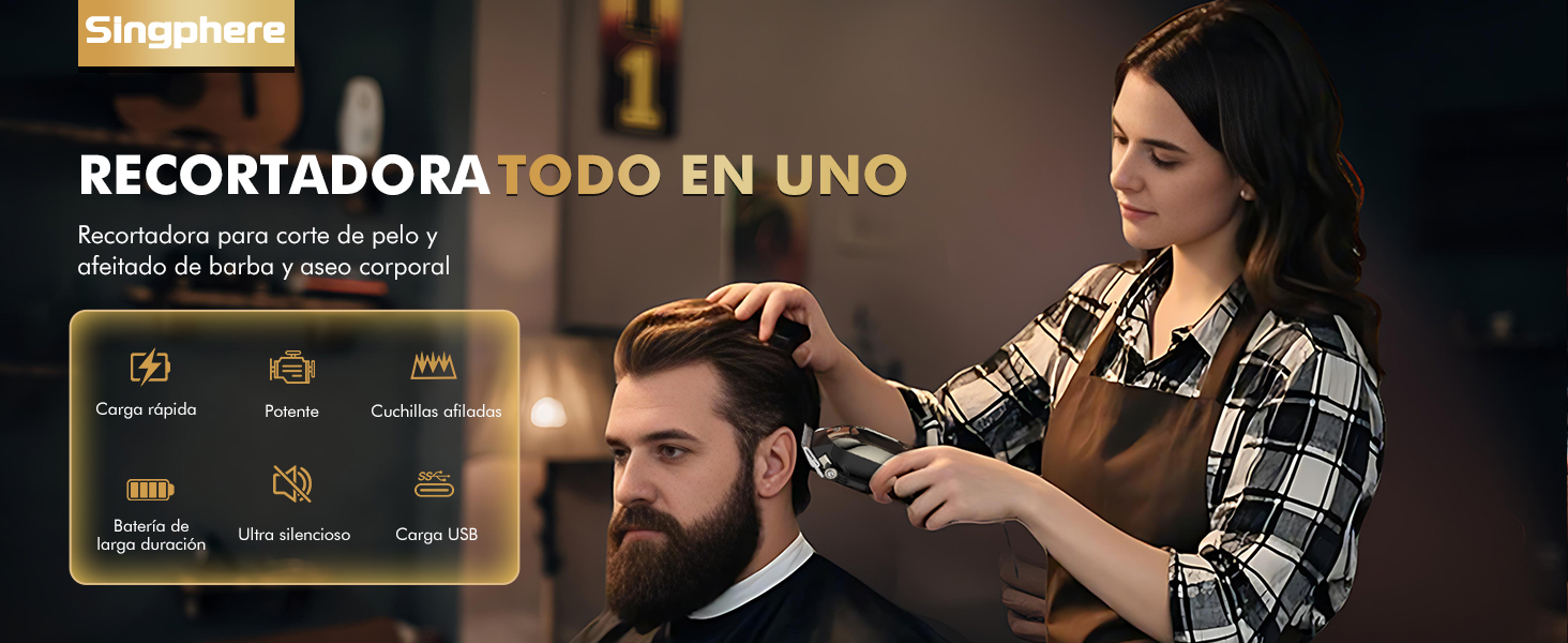 cortadora de pelo hombre