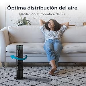 ventiladores de pie; ventiladores; ventilador de suelo; ventilador torre; ventilador pie silencioso