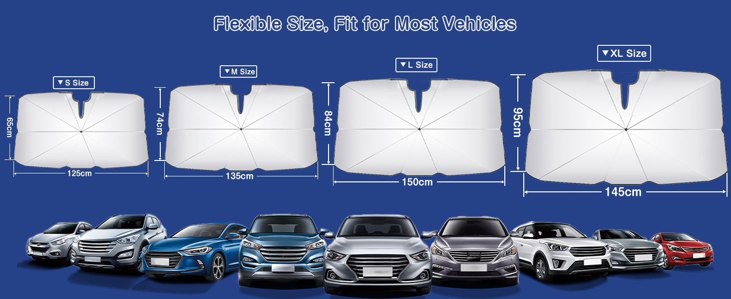 Gráfico de línea de tiempo que muestra la evolución de los modelos de automóviles, mostrado como siluetas en un fondo azul degradado con líneas divisorias blancas.