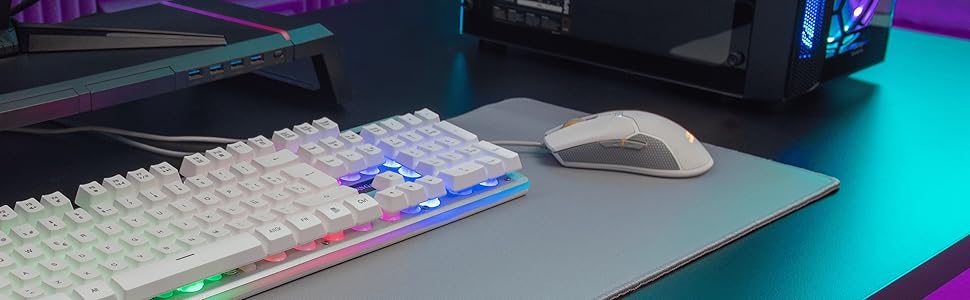combo gaimng, combo PC premium, teclado gaming, ratón gaming, alfombrilla gaming