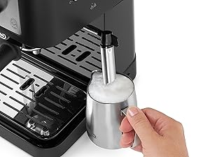 EC260, stilosa, delonghi, cafetera de bomba tradicional