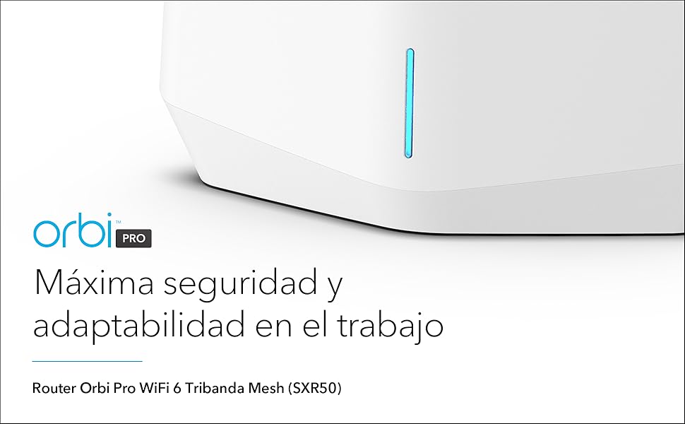 Orbi; Mesh; Wifi 6; Netgear; SXR50; Orbi Pro