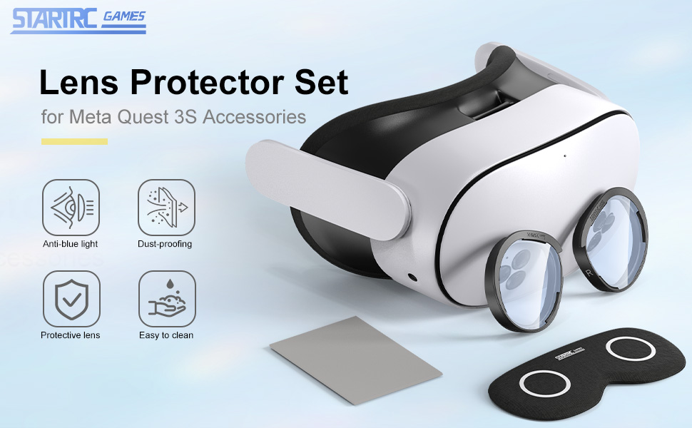 Juego de protectores de lente Quest 3S