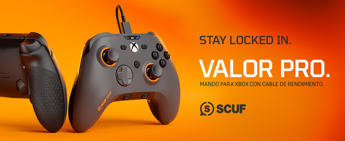 scuf valor pro; scuf valor; valor pro; mando scuf; mando scuf con cable; mando scuf xbox con cable;