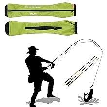 Bolsa para Aparejo de Pesca Impermeable Plegable con Hebilla de Tarjeta,Bolsas de Pesca 77cm