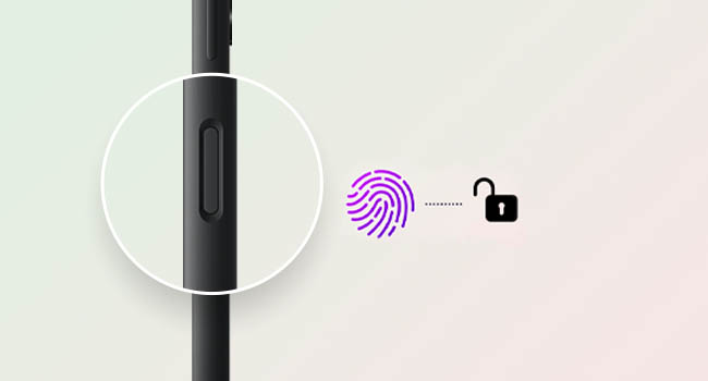 Sensor lateral de huellas dactilares