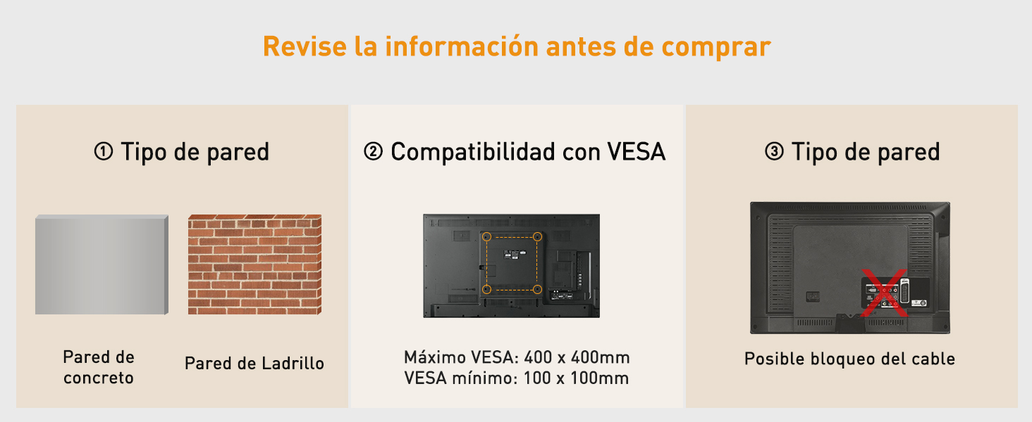 soporte tv pared