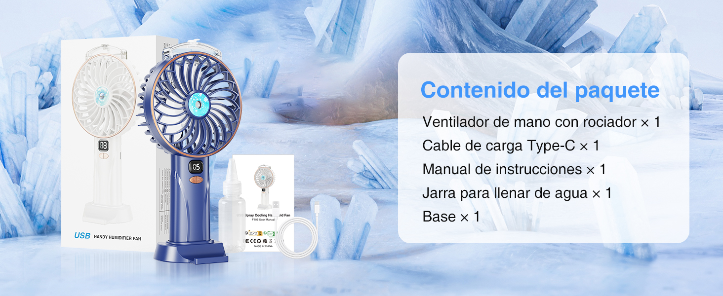 Ventilador Pulverizador de Mano