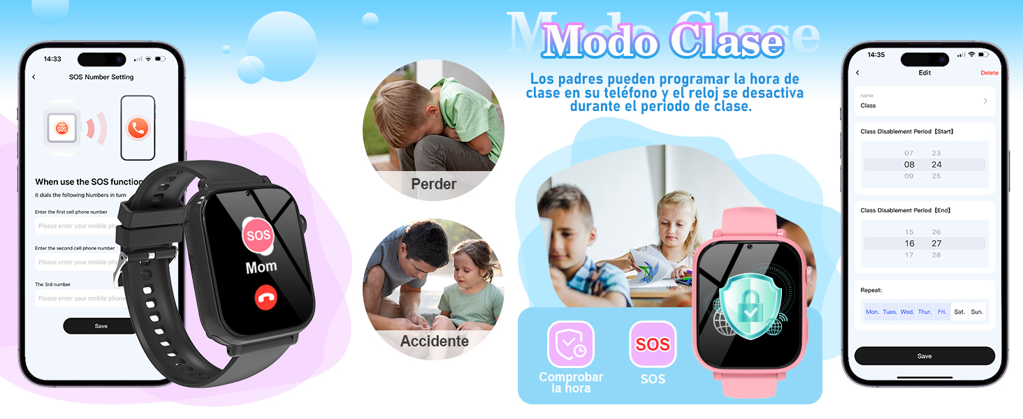 reloj inteligente niño llamadas