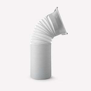 tubo extensible compatible con cualquier ventana, universal blue, color blanco