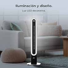 ventilador; ventilador silencioso; ventilador cecotec; ventilador torre; electric fan; EnergySilence