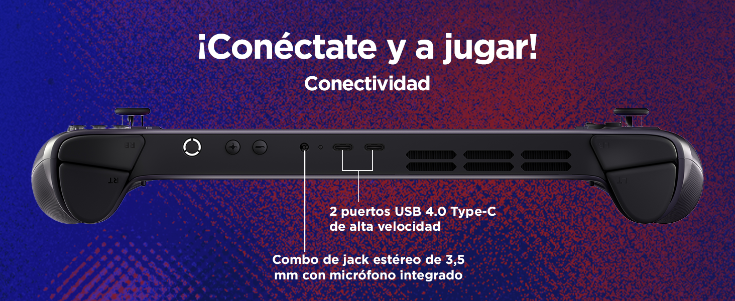 Lenovo Legion Go S - Imagen descripción de puertos