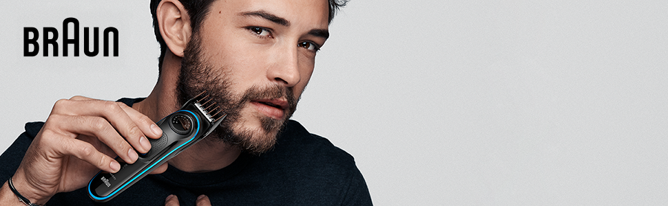 Recortadora de barba Braun.