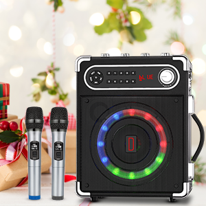 karaoke 2 microfonos inalambricos karaoke infantil portail partybox bluetooth karaoke