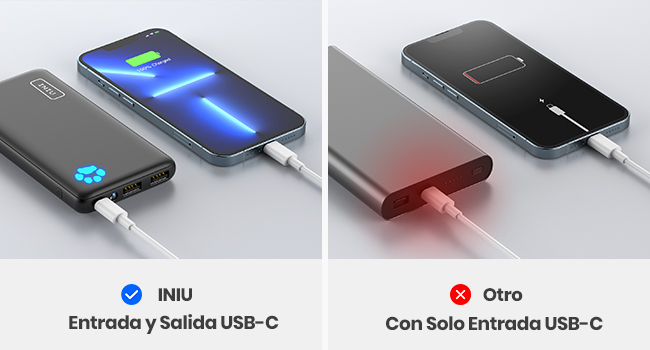el cable de carga que se conecta a la batería