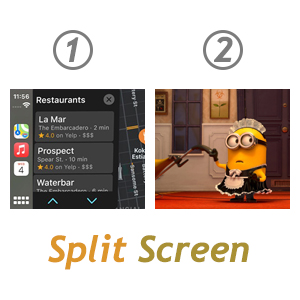 split screen