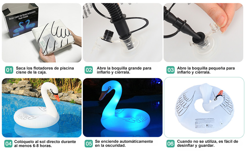 cisne inflable