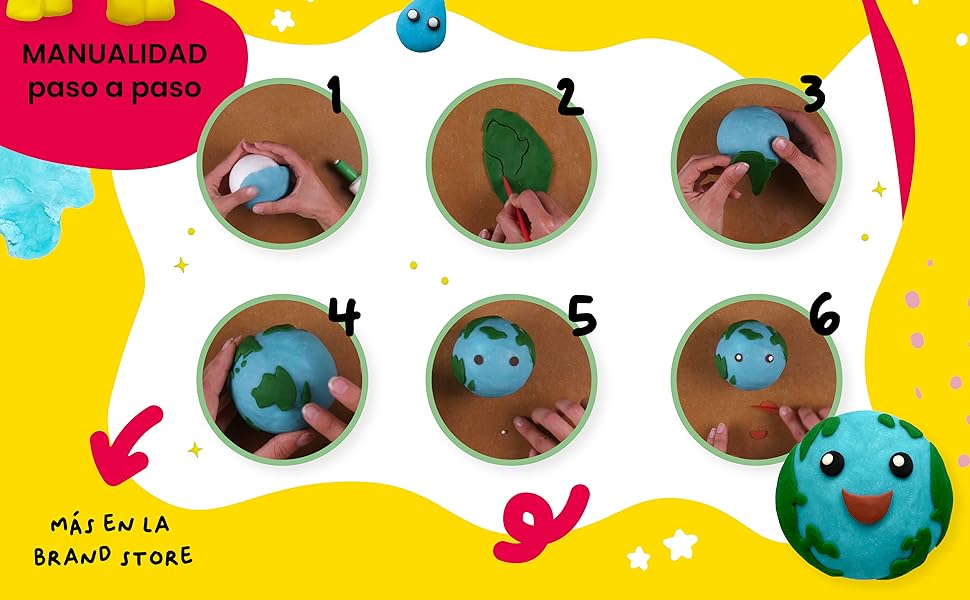 jovi niños plastilina tempera manualidades arte juego pintura de dedos ceras