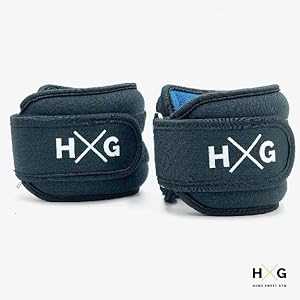 Pesas de tobillo con correas ajustables para ejercicios de fitness.
