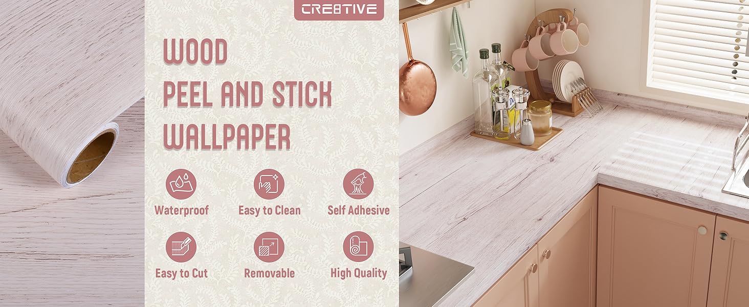 papel pintado pared dormitorio vinilo adhesivo blanco rosa